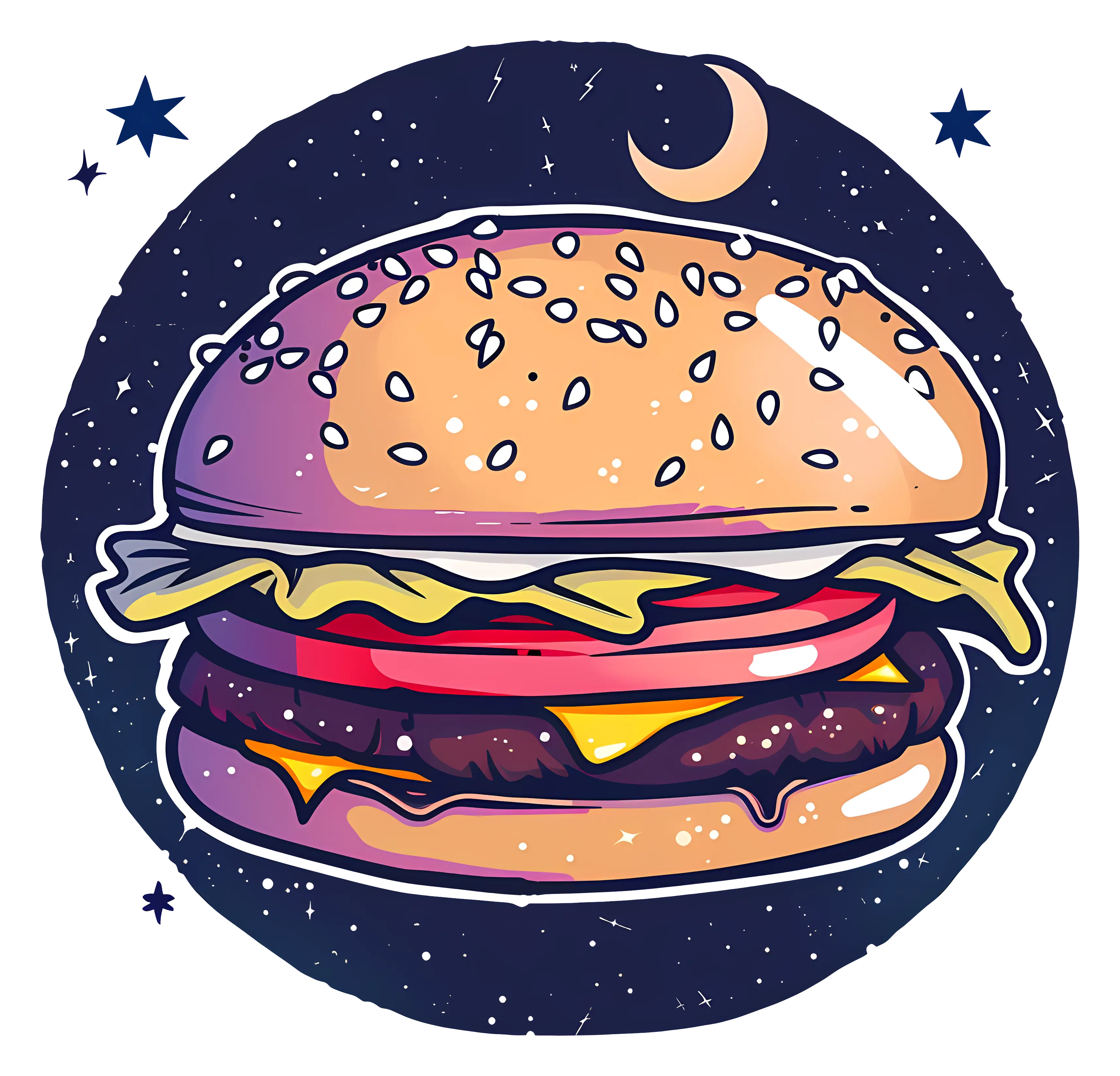 Burger with Cheese and Lettuce