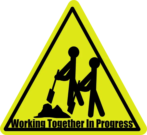 Construction Work in Progress Sign