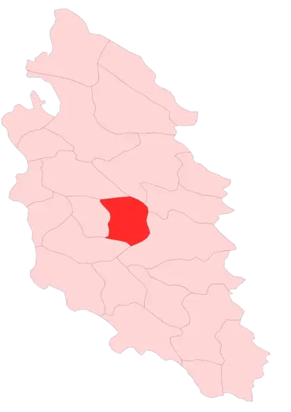 Region Map with Highlighted Area