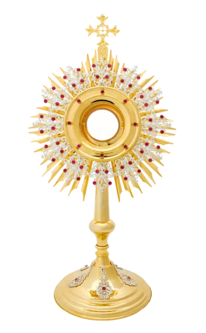 Golden Monstrance Religious Artifact