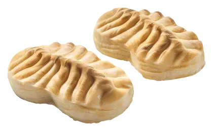 Two Golden Brown Puff Pastries