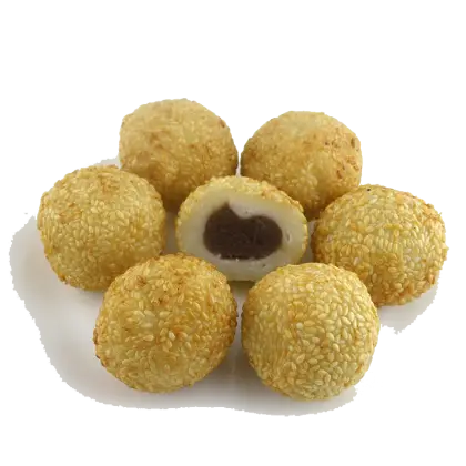 Delicious Sesame Balls with Red Bean Filling
