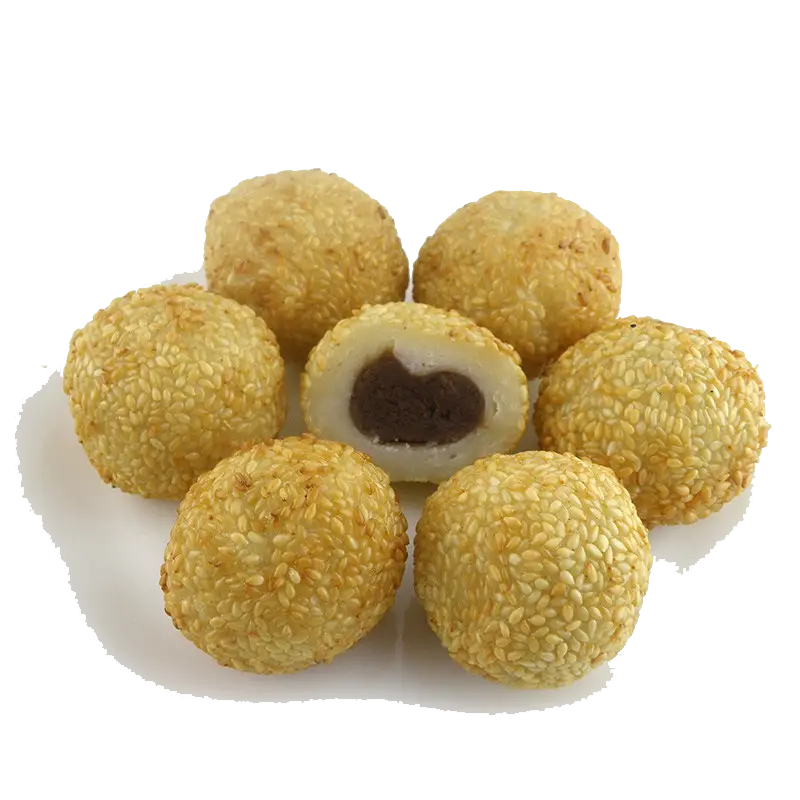 Delicious Sesame Balls with Red Bean Filling