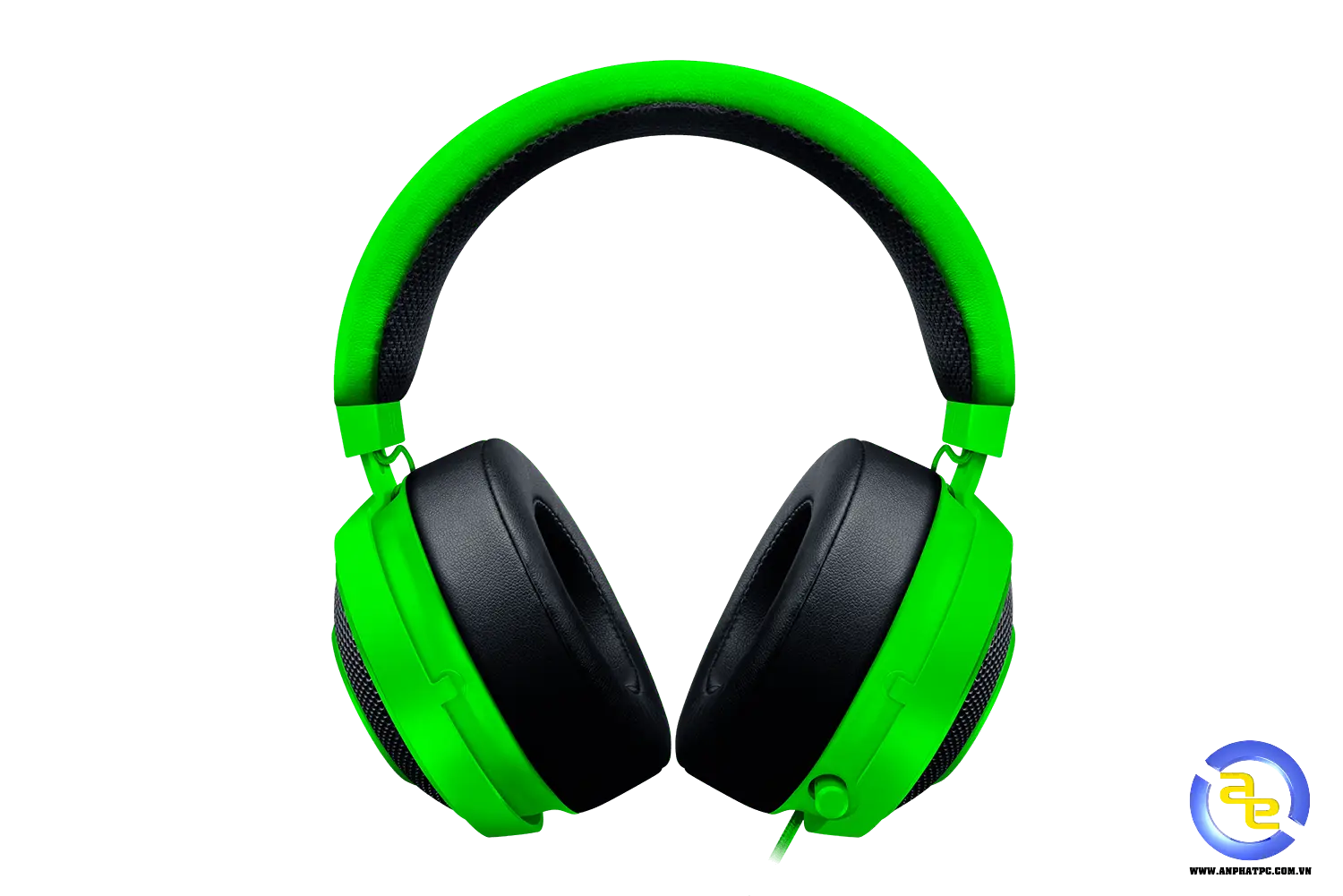 Green and Black Headphones for Audio Experience