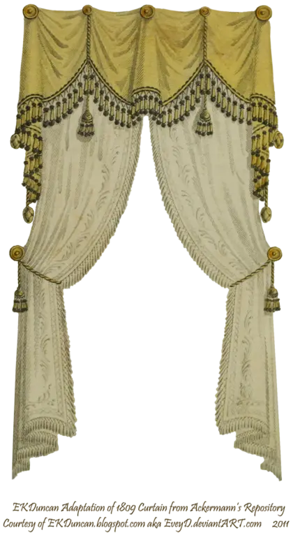 Classic Decorative Curtain with Vintage Design