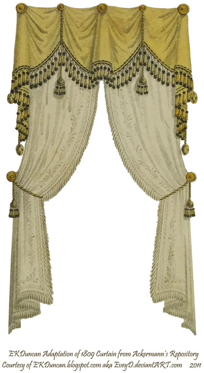 Classic Decorative Curtain with Vintage Design