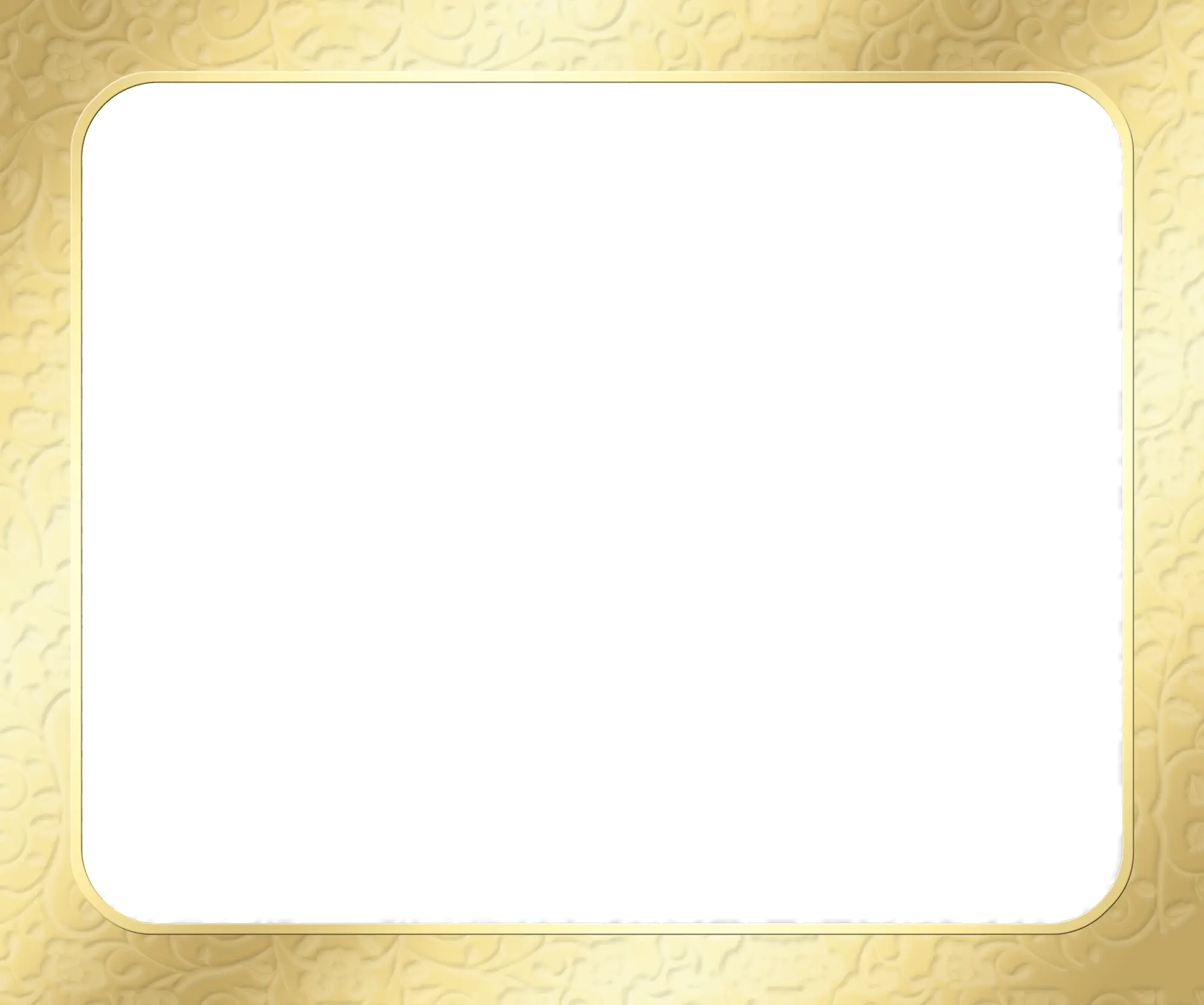 Golden Decorative Frame