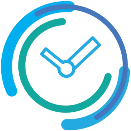 Clock Symbol for Time Management
