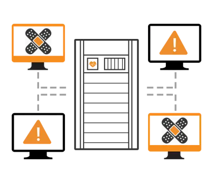 Computer Network with Alerts