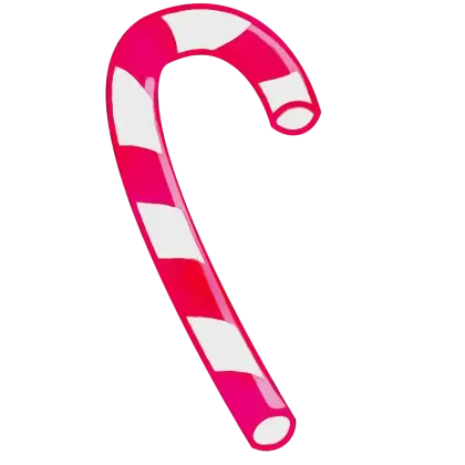 Pink Striped Candy Cane