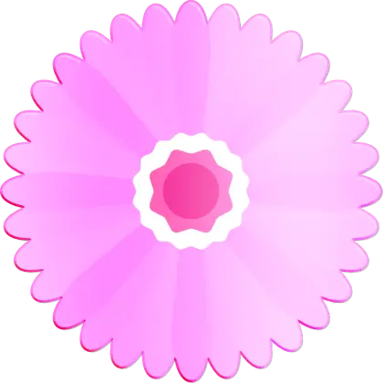 Pink Flower Blossom Illustration