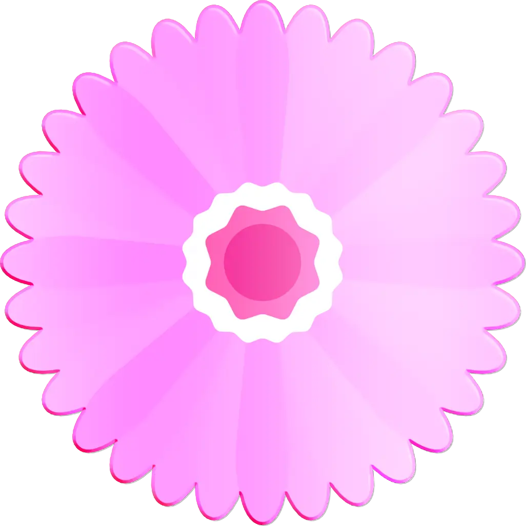 Pink Flower Blossom Illustration