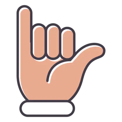 Hand Gesture Symbol Illustration