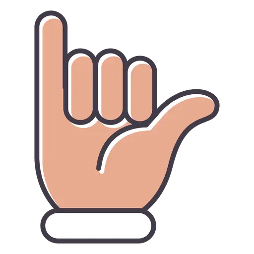 Hand Gesture Symbol Illustration