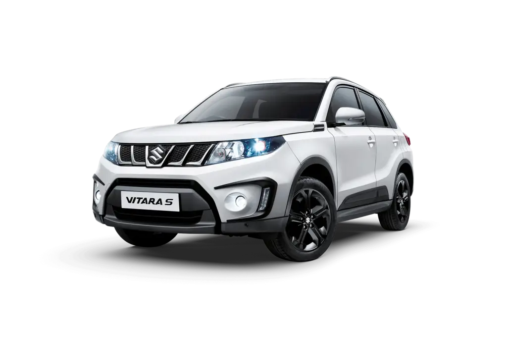 White Compact SUV Car