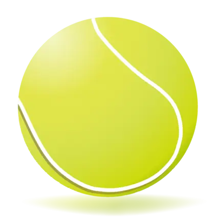 Illustration of a Green Tennis Ball
