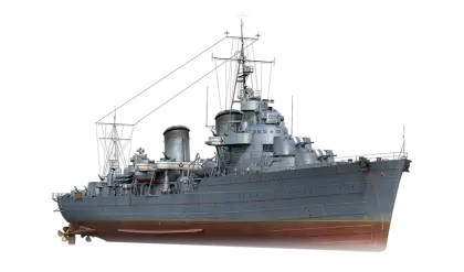 Model of a Military Battleship