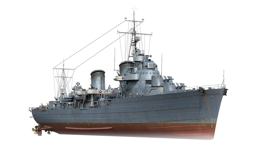 Model of a Military Battleship