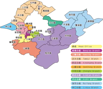 Regional Branch Map