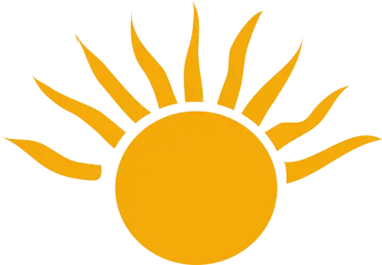 Sun Icon Illustration Representing Daylight Themes