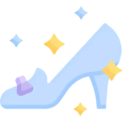Sparkling High Heel Shoe