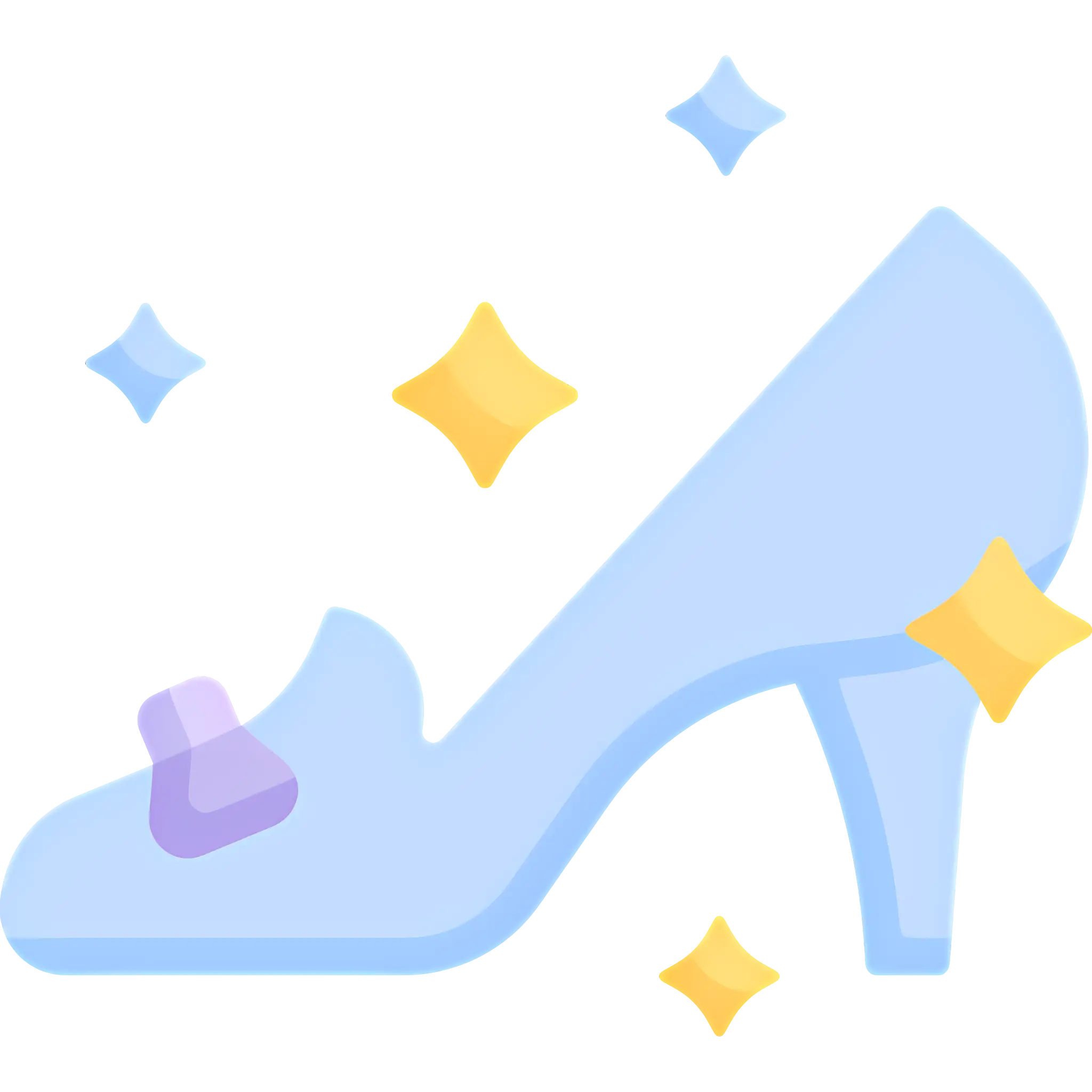 Sparkling High Heel Shoe