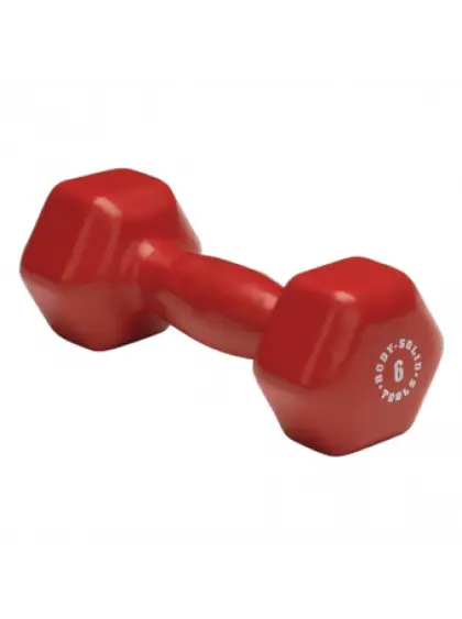 Red Dumbbell for Fitness and Exercise