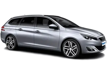 Modern Silver Station Wagon