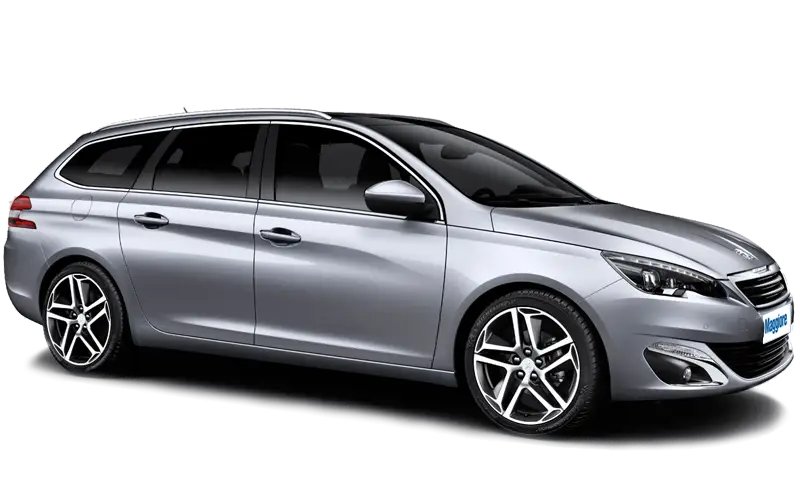 Modern Silver Station Wagon