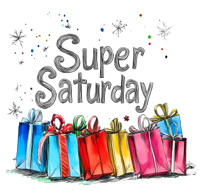 Colorful Super Saturday Gift Boxes