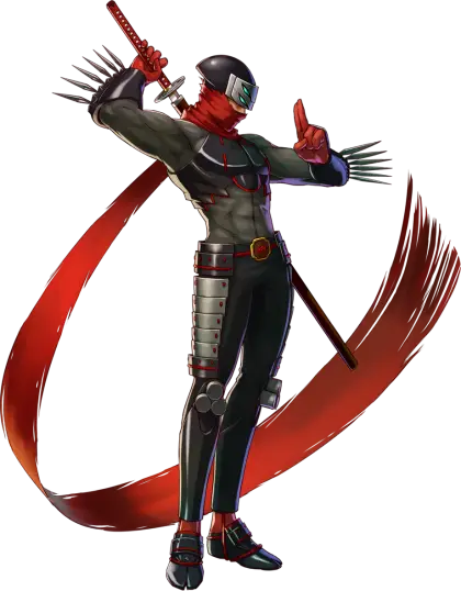 Masked Warrior with Sword