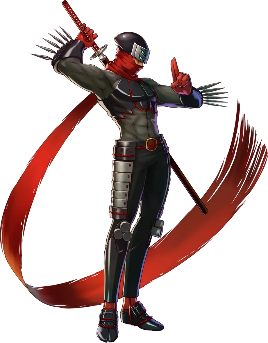Masked Warrior with Sword