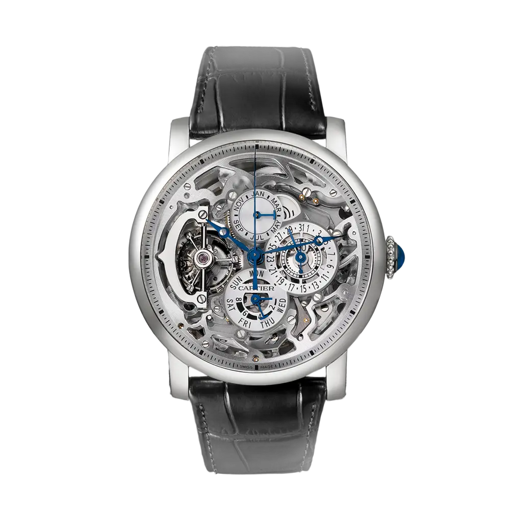 Luxury Skeleton Watch with Transparent Design