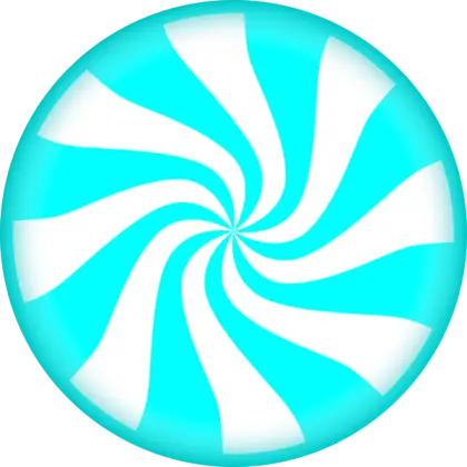 Blue and White Swirl Abstract Design