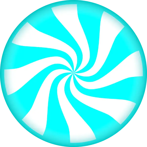 Blue and White Swirl Abstract Design