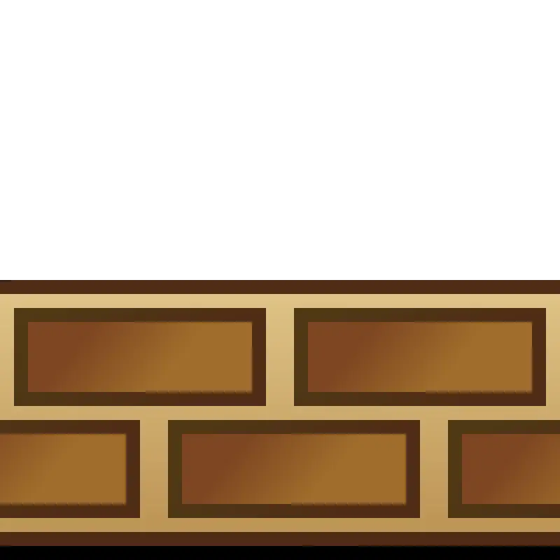 Illustration of a Textured Brick Wall