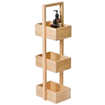 Wooden Shelf Organizer for Home Decor