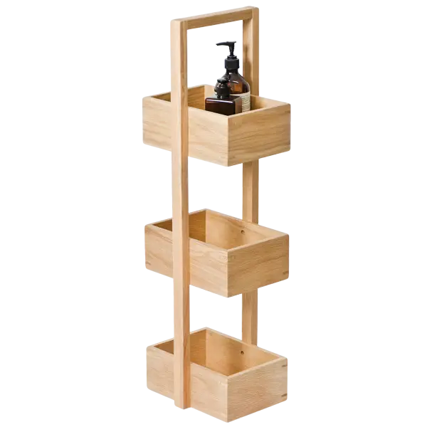 Wooden Shelf Organizer for Home Decor
