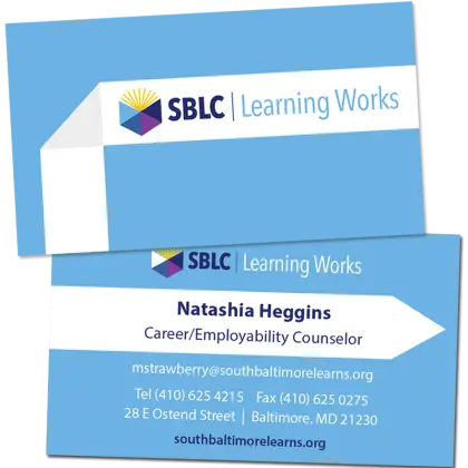 Blue Business Card