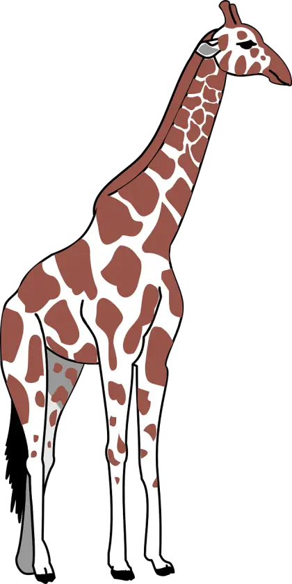 Giraffe Illustration in Artistic Style