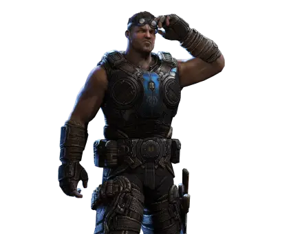 Armored Character with Goggles