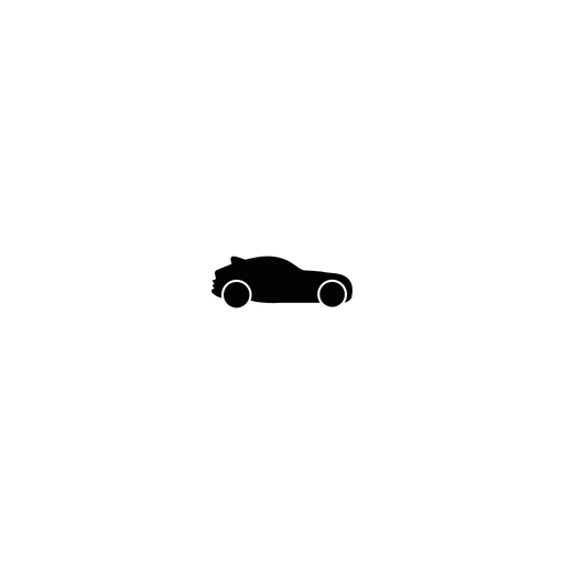 Minimalistic Car Silhouette Icon