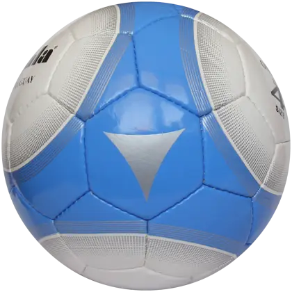 Blue and White Soccer Ball