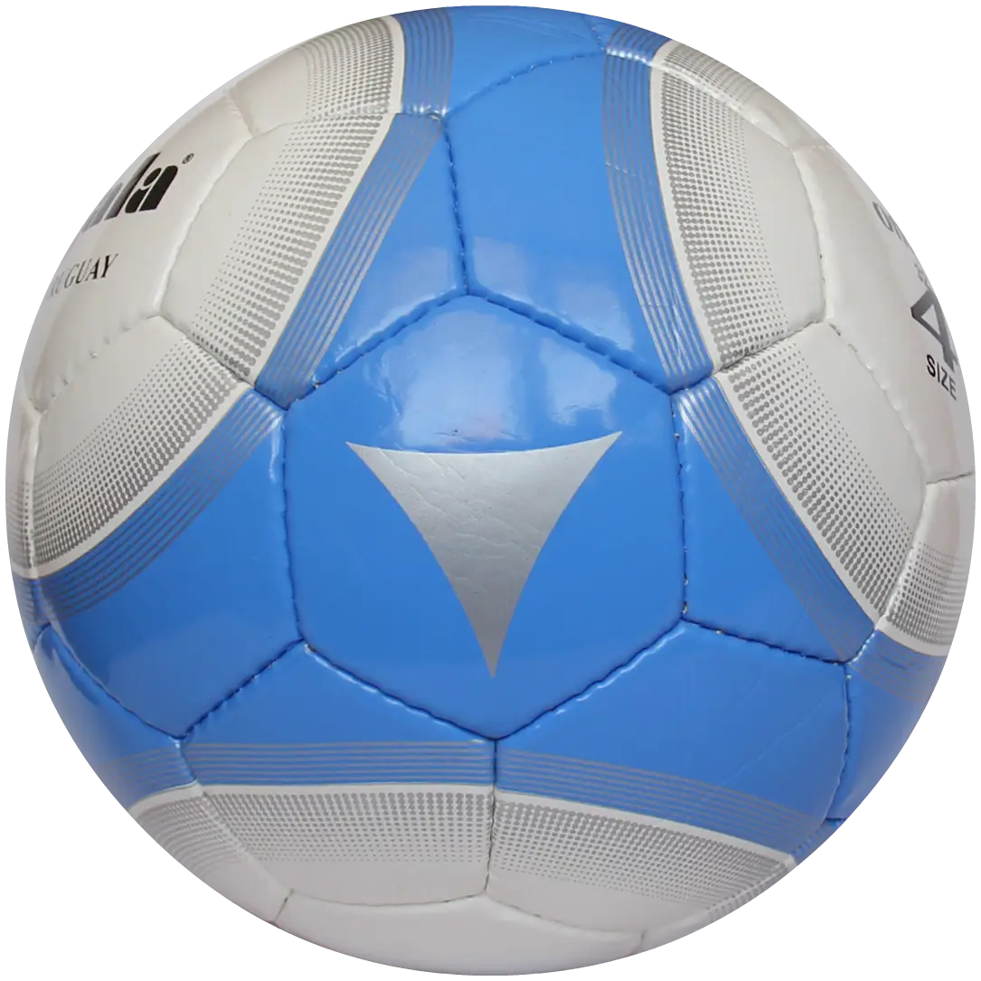 Blue and White Soccer Ball