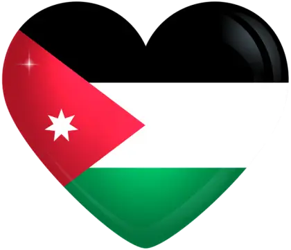 Heart-Shaped Jordan Flag