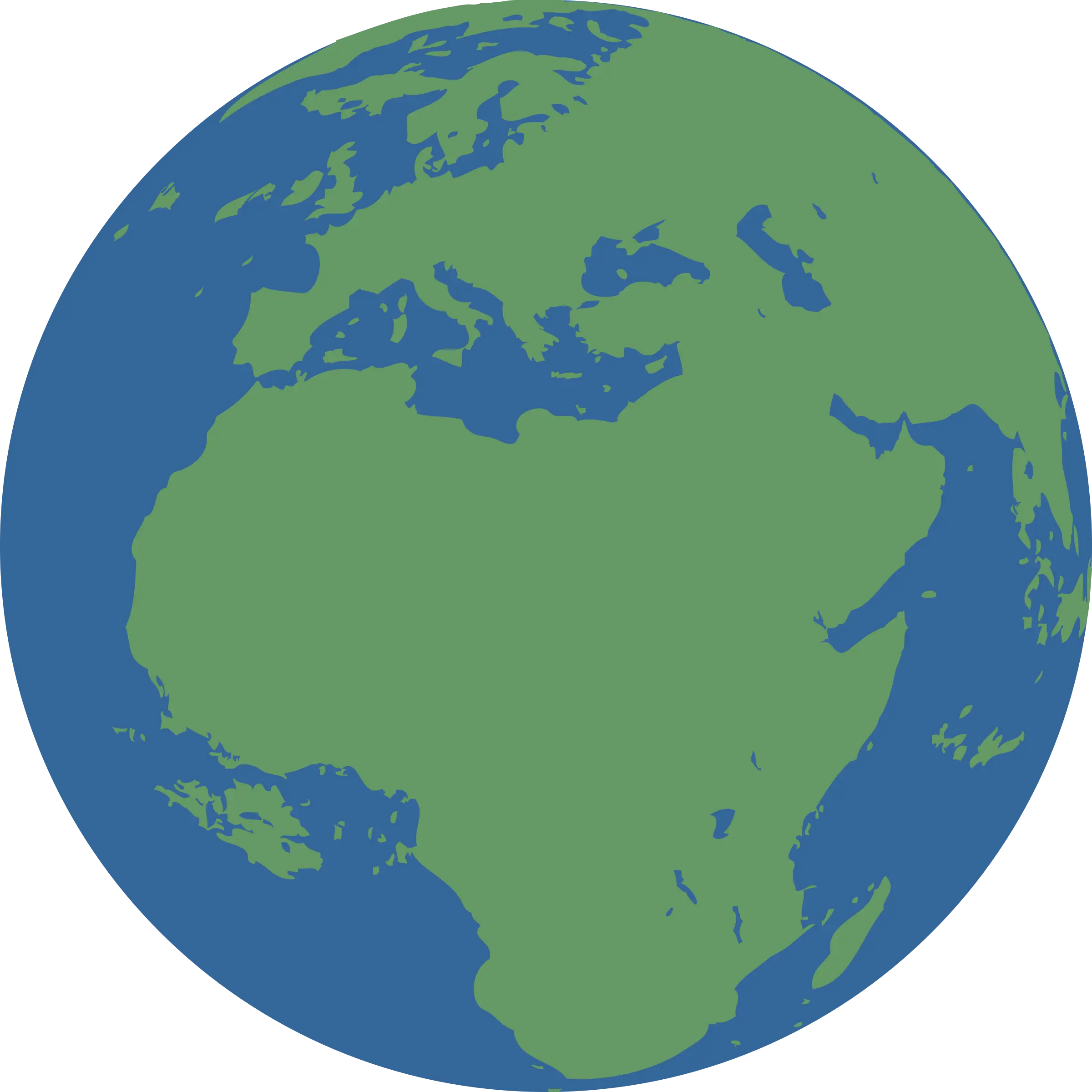 Illustrative Planet Earth Depiction Around Hemisphere Neat Balances