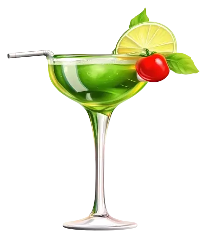 Refreshing Lime Margarita with Ice