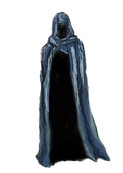 Mysterious Hooded Figure
