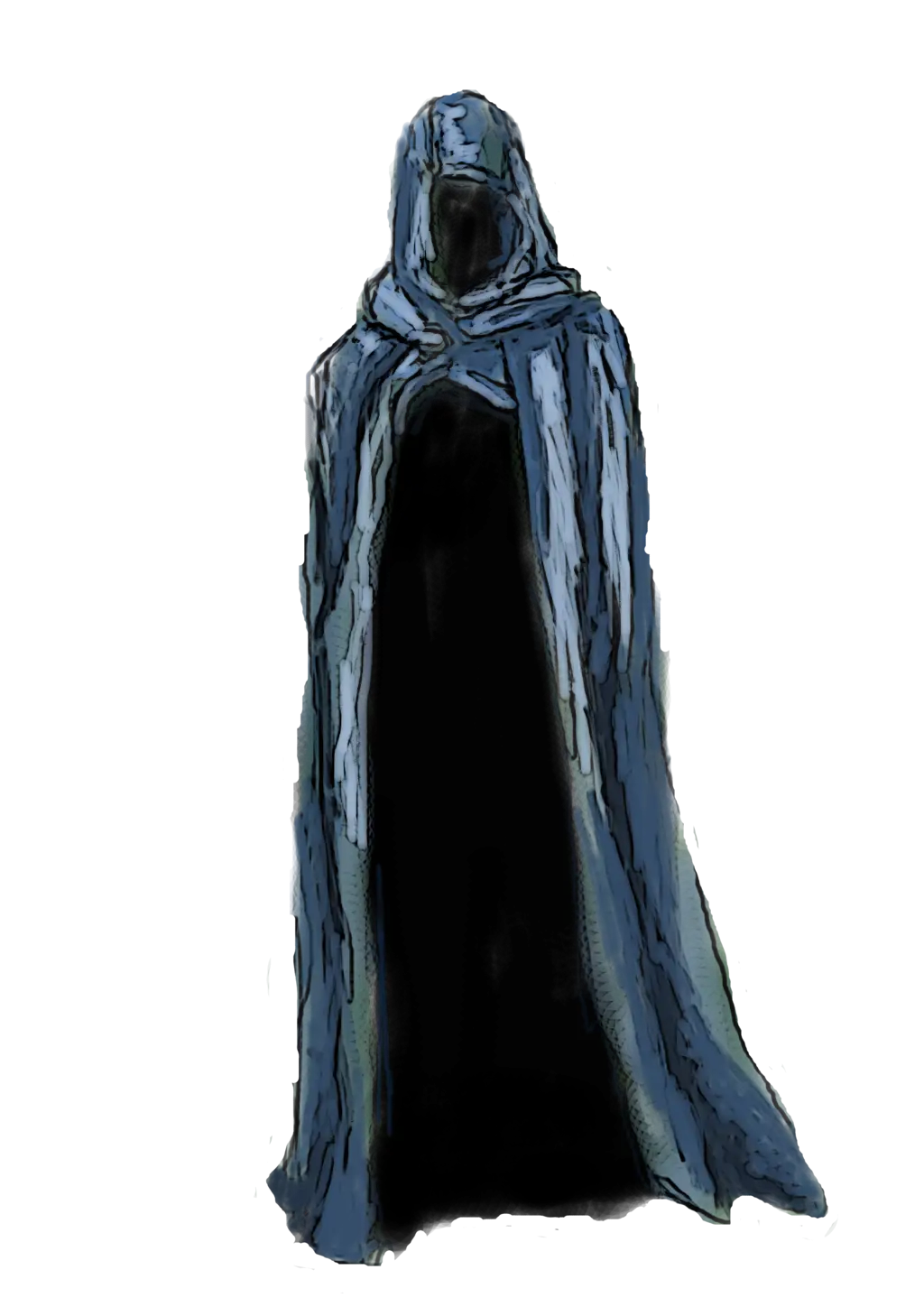 Mysterious Hooded Figure