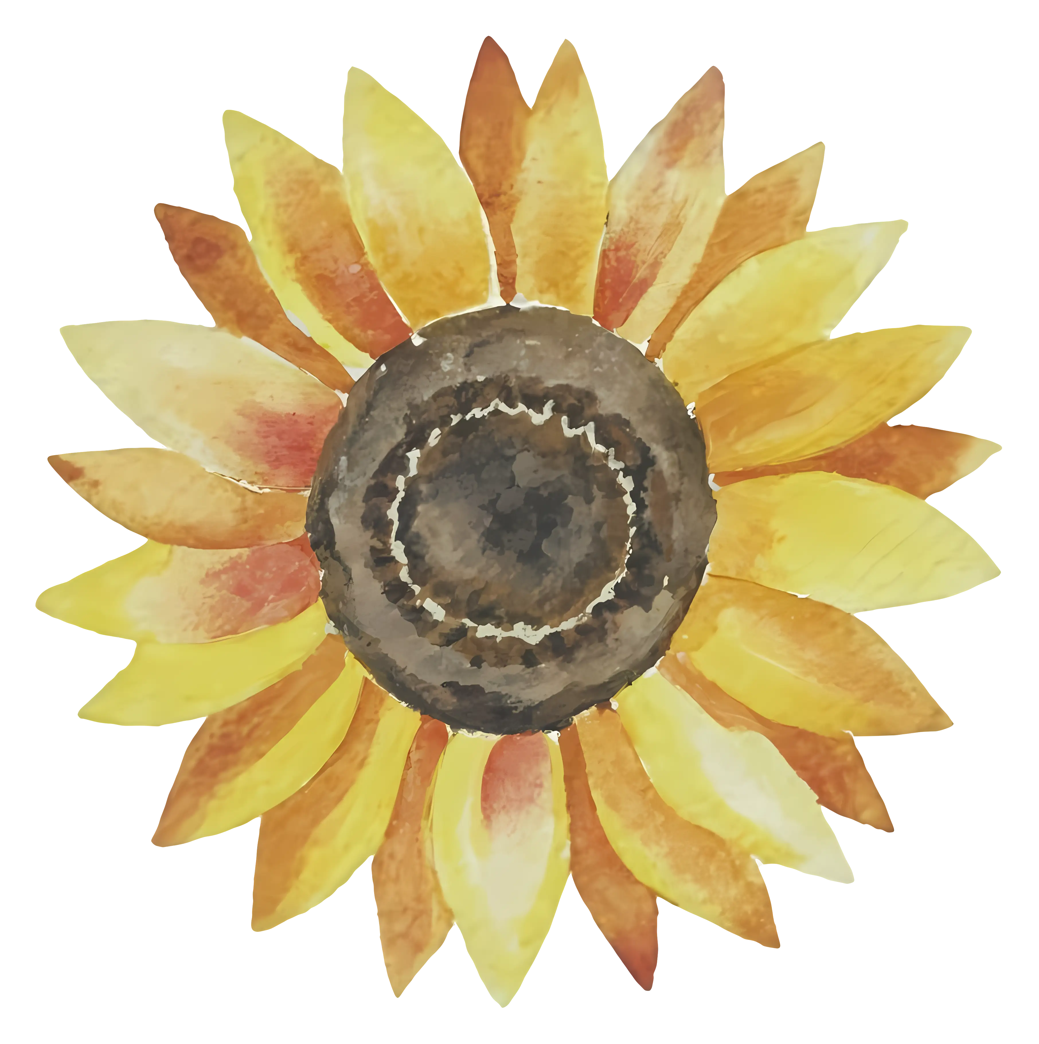 Watercolor Sunflower Illustration